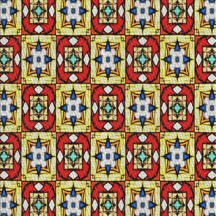 Patterned Red Novelty Rug, pat739