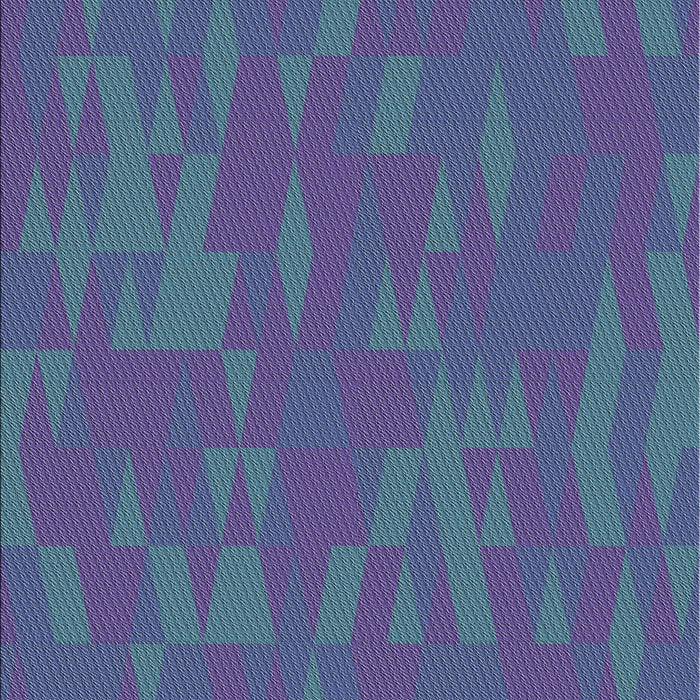 Patterned Dark Slate Blue Purple Novelty Rug, pat73