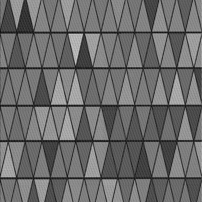 Patterned Gunmetal Gray Rug, pat74gry