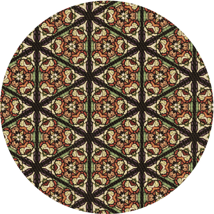 Square Machine Washable Transitional Night Red Rug in a Living Room, wshpat740brn