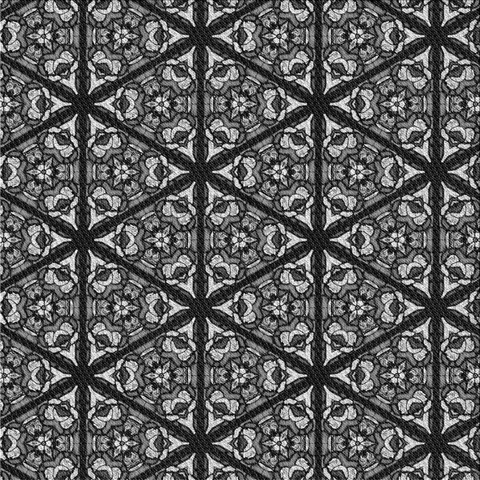 Round Machine Washable Transitional Midnight Gray Rug, wshpat740gry