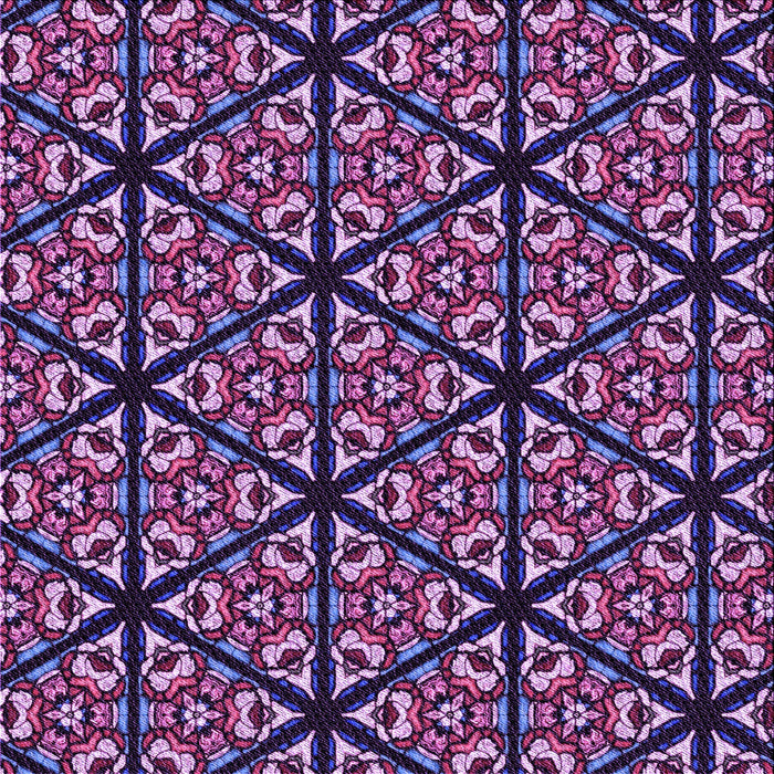 Round Machine Washable Transitional Dark Purple Rug, wshpat740pur