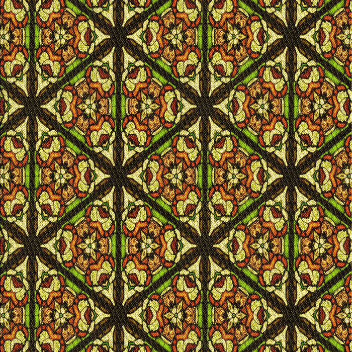 Patterned Red Rug, pat740yw