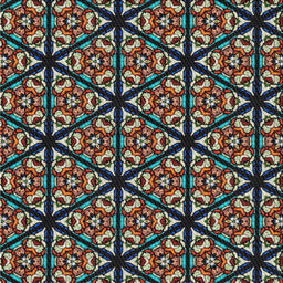 Sideview of Machine Washable Transitional Chocolate Brown Rug, wshpat740