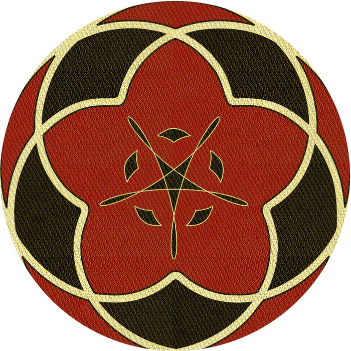 Square Machine Washable Transitional Metallic Gold Rug in a Living Room, wshpat741yw