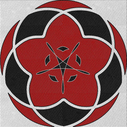 Sideview of Machine Washable Transitional Dark Gray Rug, wshpat741