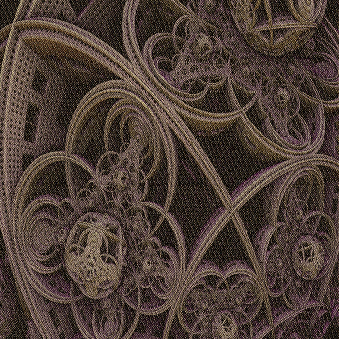 Patterned Midnight Gray Rug, pat742brn