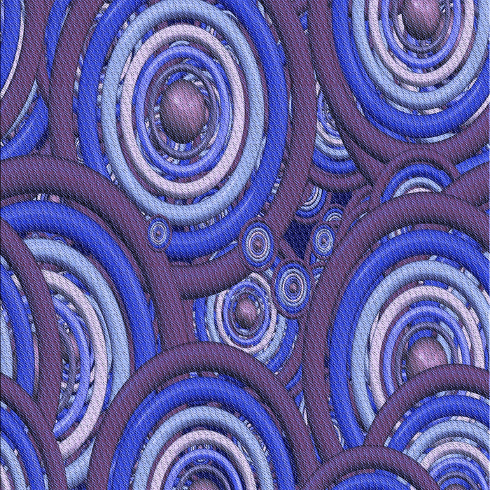 Patterned Light Slate Blue Rug, pat743blu