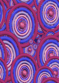 Machine Washable Transitional Medium Violet Red Pink Rug, wshpat743pur