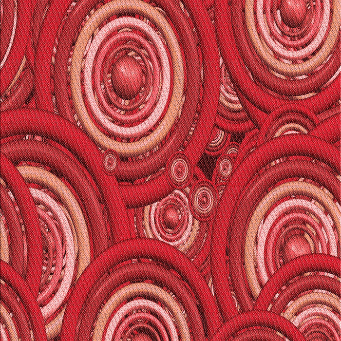 Patterned Orange Rug, pat743rd