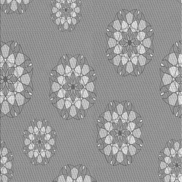 Patterned Cloud Gray Rug, pat745gry
