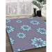 Machine Washable Transitional French Lilac Purple Rug in a Family Room, wshpat745lblu