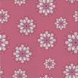 Square Patterned Pink Novelty Rug, pat745