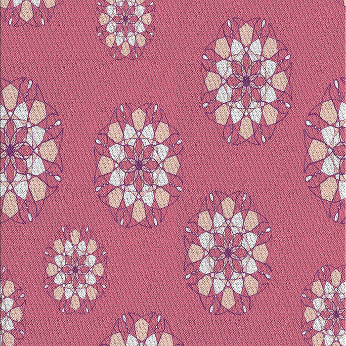 Patterned Pink Novelty Rug, pat745