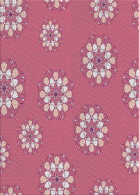 Machine Washable Transitional Cadillac Pink Rug, wshpat745