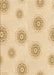 Patterned Golden Blonde Gold Rug, pat747org