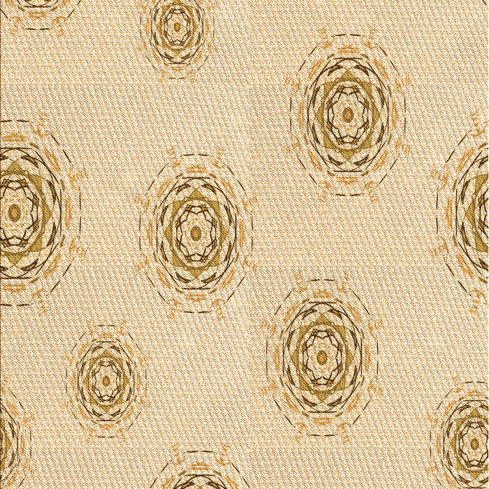 Patterned Golden Blonde Gold Rug, pat747org