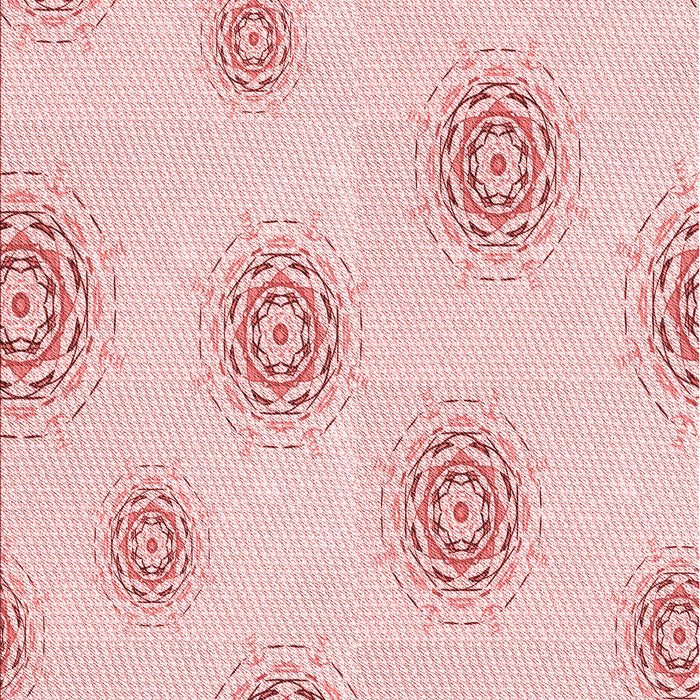 Patterned Pastel Red Pink Rug, pat747rd