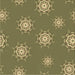 Round Machine Washable Transitional Brass Green Rug, wshpat748brn