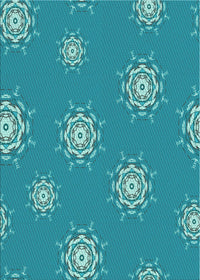 Machine Washable Transitional Dark Cyan Green Rug, wshpat748lblu