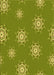 Machine Washable Transitional Green Rug, wshpat748yw