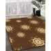 Machine Washable Transitional Night Red Rug in a Family Room, wshpat749org