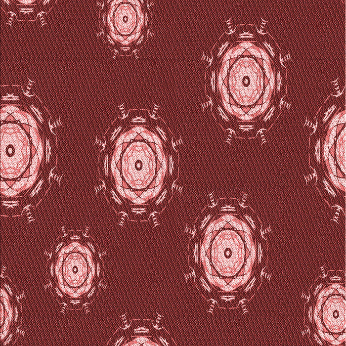 Patterned Cranberry Red Rug, pat749rd
