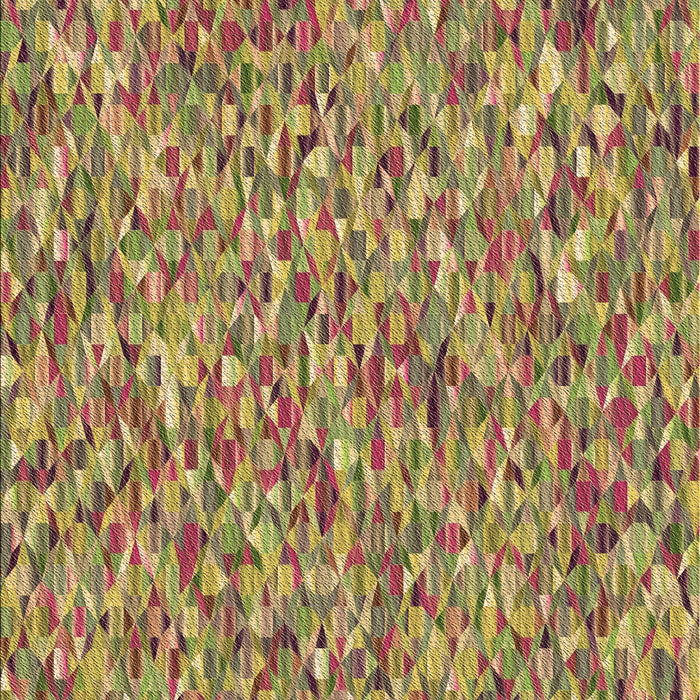 Square Patterned Sienna Brown Rug in a Living Room, pat75brn