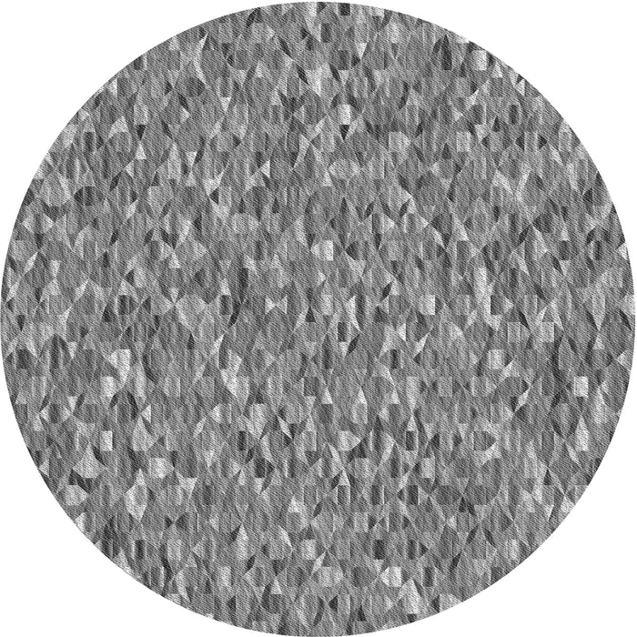 Square Machine Washable Transitional Ash Gray Rug in a Living Room, wshpat75gry