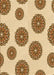 Patterned Brown Gold Rug, pat750org