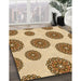 Machine Washable Transitional Brown Gold Rug in a Family Room, wshpat750org