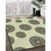 Machine Washable Transitional Khaki Gold Rug in a Family Room, wshpat750