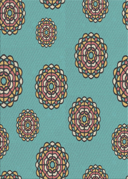 Patterned Gray Novelty Rug, pat751