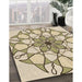 Patterned Golden Blonde Gold Rug in Family Room, pat753brn