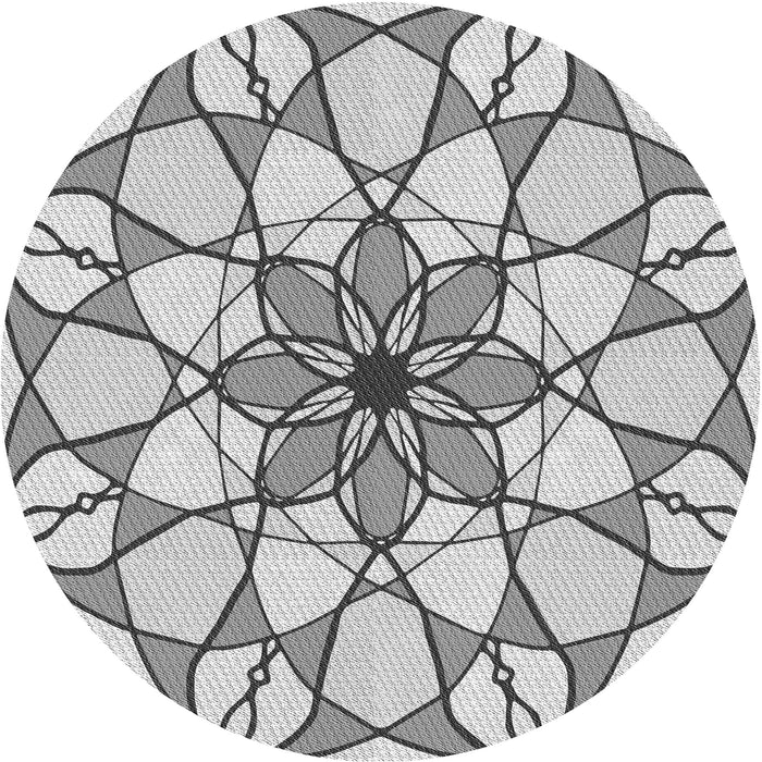 Square Machine Washable Transitional Platinum Gray Rug in a Living Room, wshpat753gry