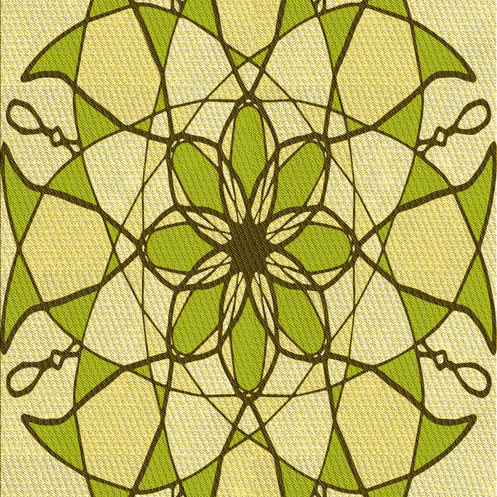 Machine Washable Transitional Dark Golden Brown Rug, wshpat753yw