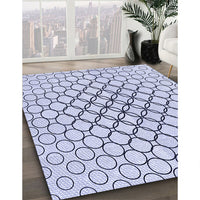 Patterned Lavender Blue Rug, pat754blu