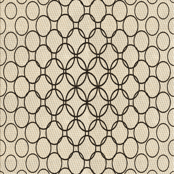 Patterned Moccasin Beige Rug, pat754brn