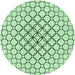 Square Patterned Mint Green Rug, pat754grn