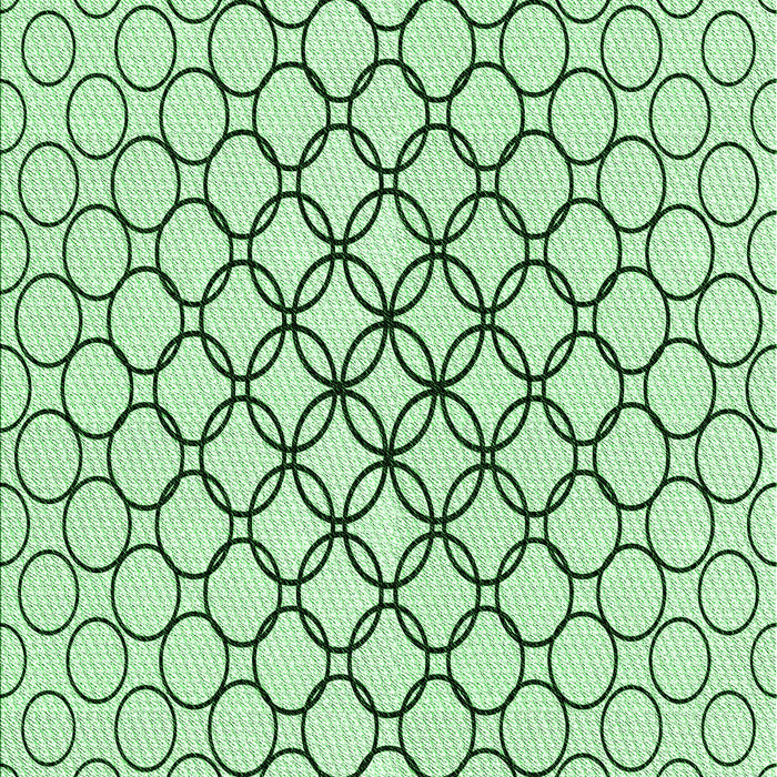 Patterned Mint Green Rug, pat754grn