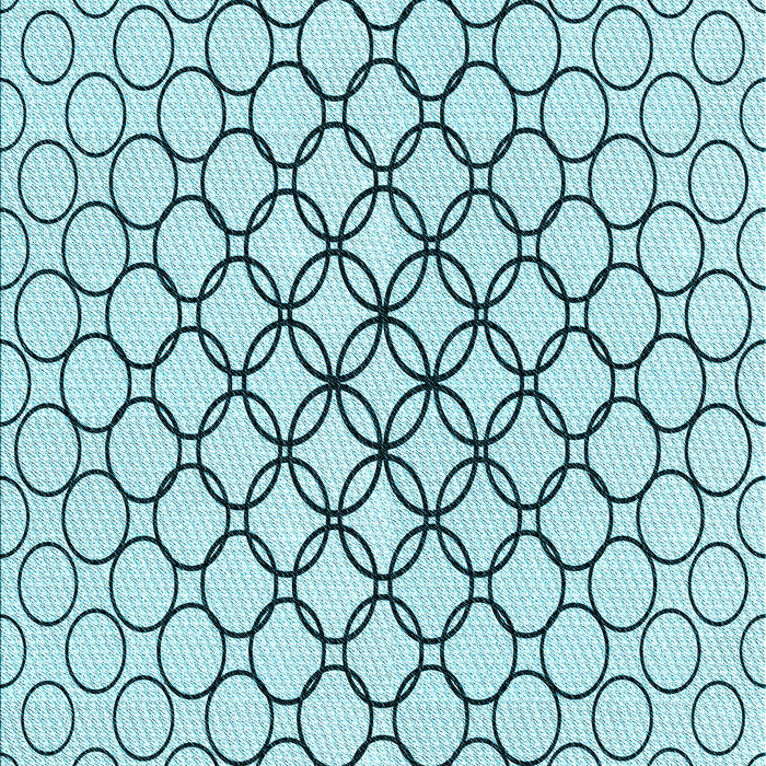 Patterned Seafoam Green Rug, pat754lblu