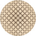 Square Machine Washable Transitional Copper Brown Rug in a Living Room, wshpat754org