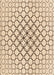 Patterned Copper Brown Rug, pat754org