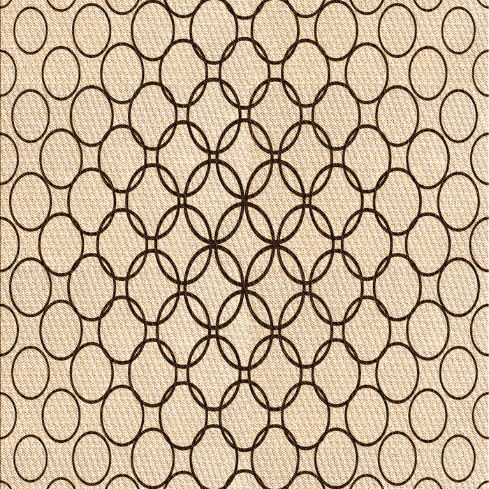 Patterned Copper Brown Rug, pat754org