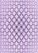 Machine Washable Transitional Lilac Purple Rug, wshpat754pur