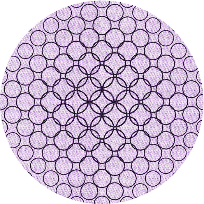 Square Patterned Lilac Purple Rug, pat754pur
