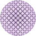 Square Patterned Lilac Purple Rug, pat754pur