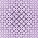 Round Patterned Lilac Purple Rug, pat754pur