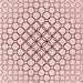 Round Machine Washable Transitional Pink Rug, wshpat754rd