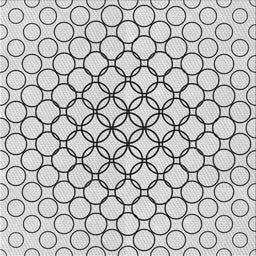 Sideview of Machine Washable Transitional White Smoke Rug, wshpat754